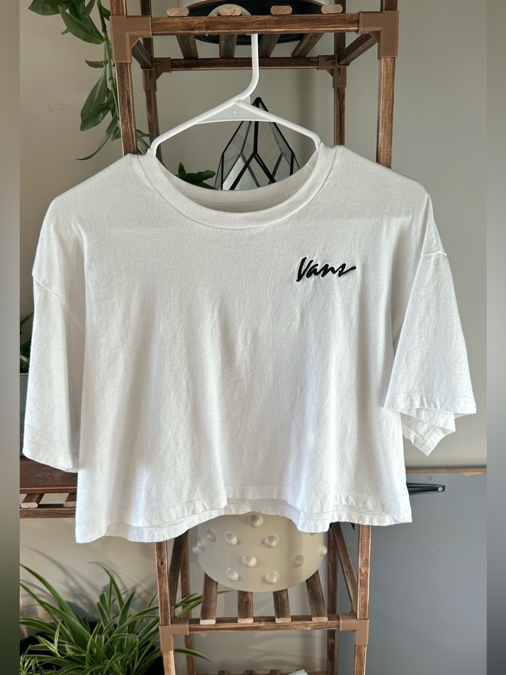 Vans Script Crop Tee